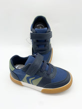 Load image into Gallery viewer, Geox Gisli Canvas Trainer Navy/Olive
