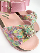 Load image into Gallery viewer, Pablosky Pink/Multi Glitter Champion Sandal 261446977

