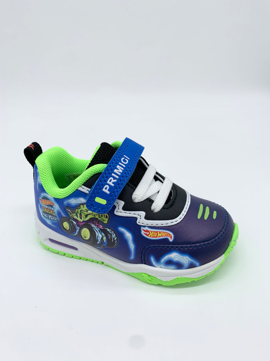 Primigi Hot Wheels Junior Lights Trainer Royal/Green 8990000