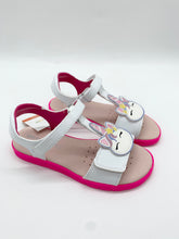 Load image into Gallery viewer, Geox Joyfoot Sandal Wite/Fluo Fuchsia

