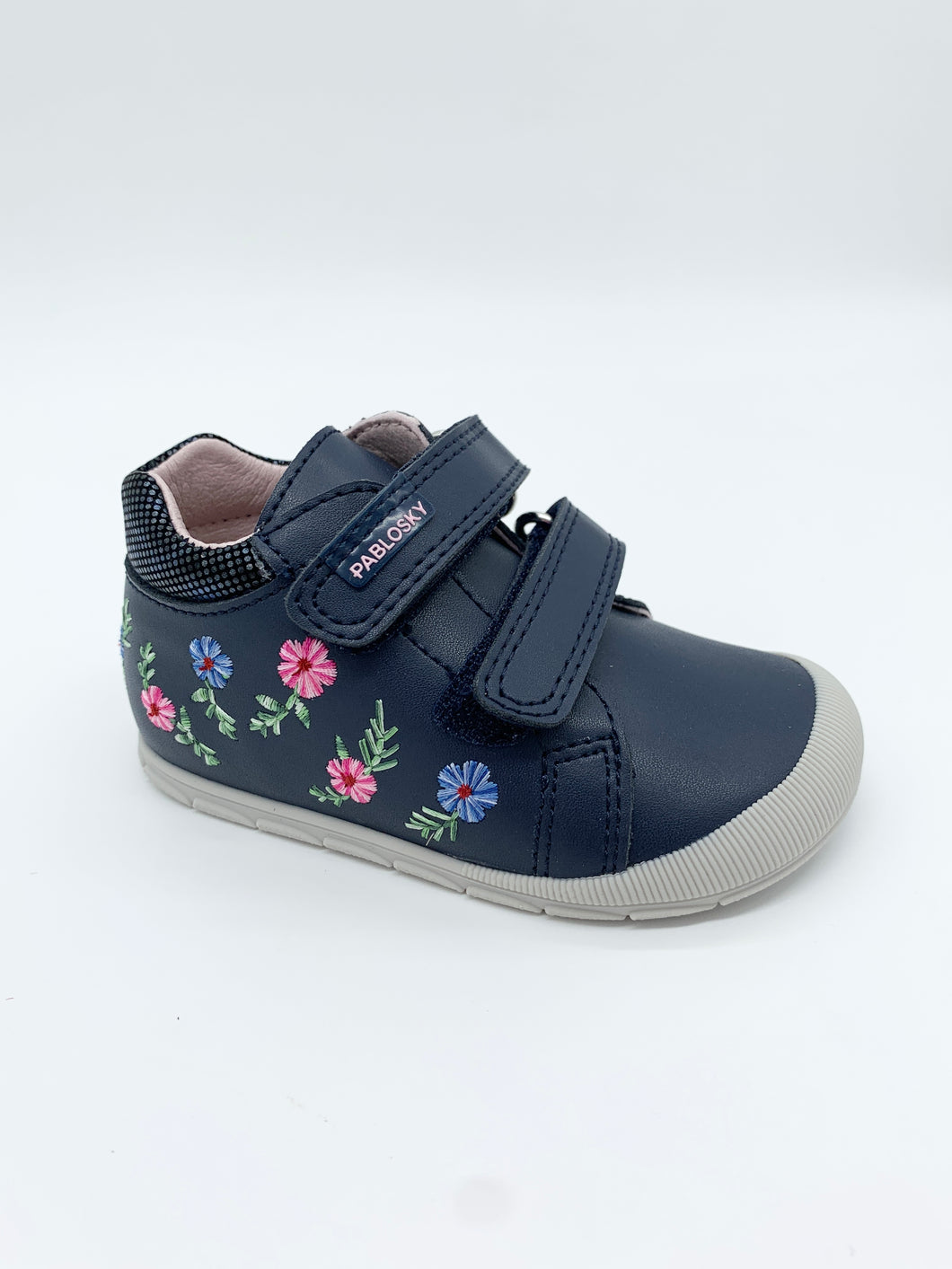 Pablosky Ziggy Flower First Walker Navy 059725