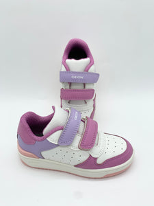 Geox Washiba Girl White/Cyclemen J45HXB00BCC1Z8B