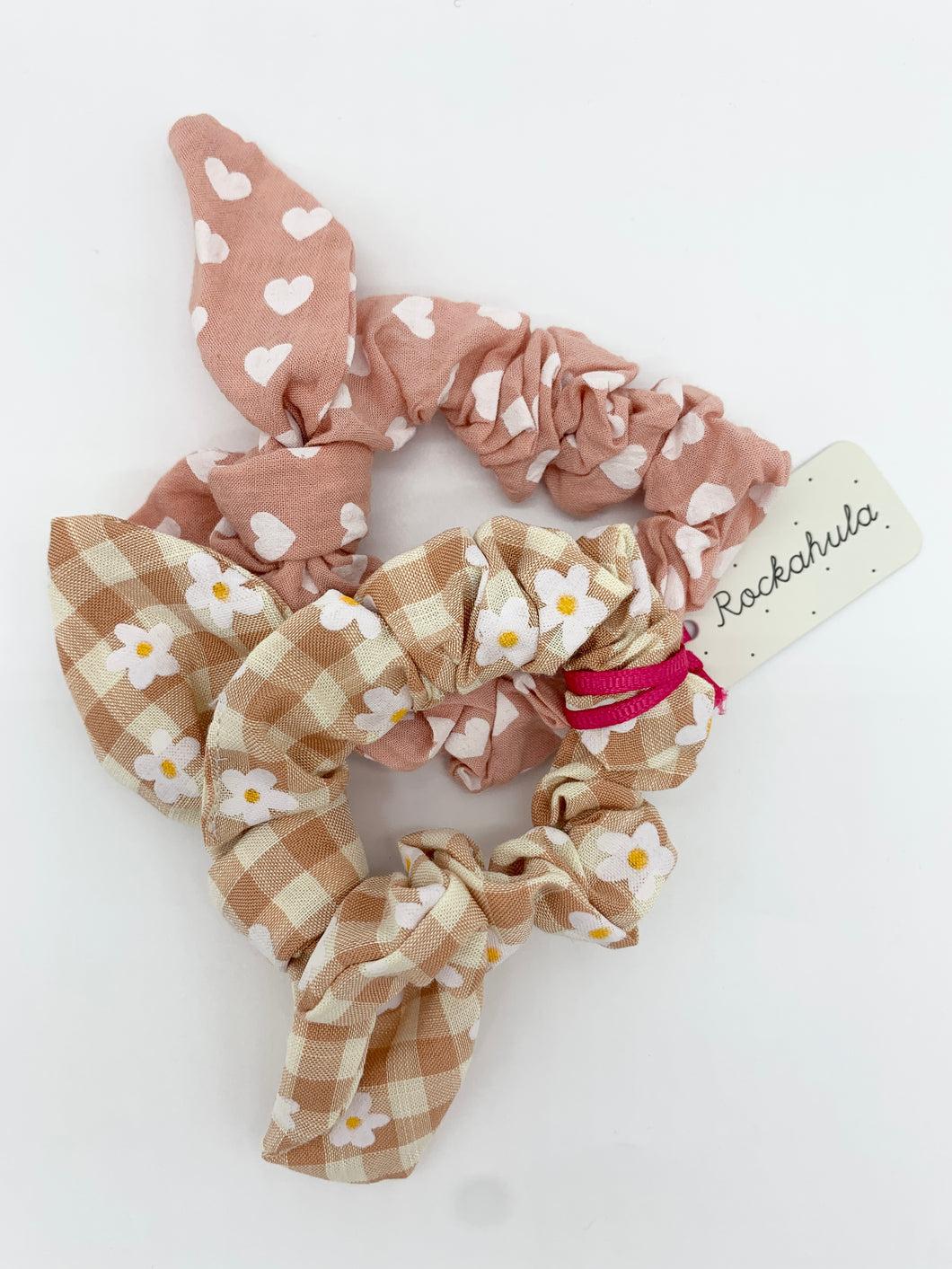 Rockahula Gingham Bunny Ears Scrunchies