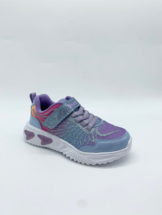 Geox Lights Trainer blue pink purple sparkle girl shoe Dublin 