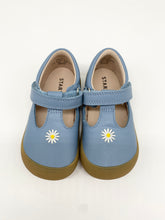 Load image into Gallery viewer, Startrite Floret Cornflower Blue Leather Daisy Shoe
