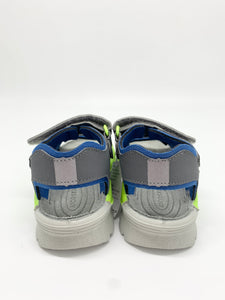 Ricosta Saurus Dinosaur Sandal Graphit Grey/Azur Blue 4501602/450