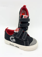 Load image into Gallery viewer, Garvalin Rally Canvas Shoe Black/Red
