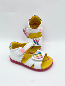 Agatha Ruiz De La Prada Junior Heart Sandal Open Toe