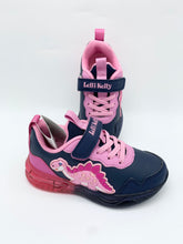 Load image into Gallery viewer, Lelli Kelly Dinosauro Lights Trainer Blu/Pink.
