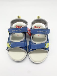Garvalin Open Toe Treck Sandal Denim Blue 252822-B826