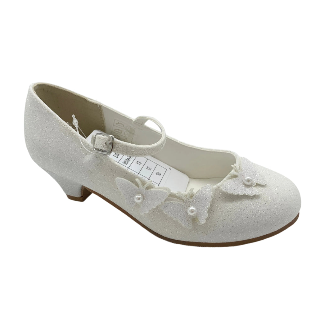 Sweetie Pie Communion Communion Shoe Iridescent White  SW8215