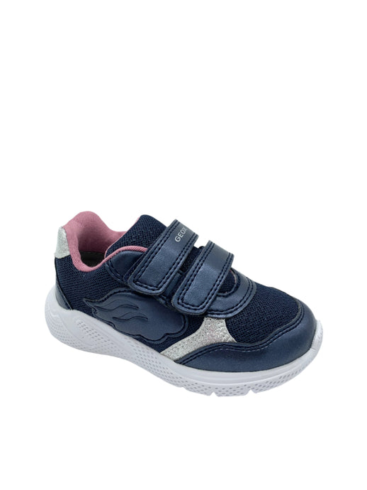 Geox Navy Pink girls trainer shoe Velcro Dublin 