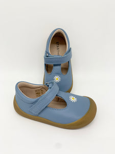 Startrite Floret Cornflower Blue Leather Daisy Shoe