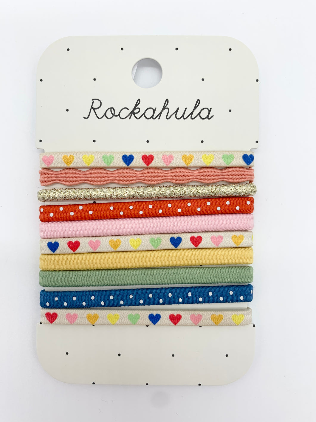 Rockahula Rainbow Hearts Elastic Pony Pack