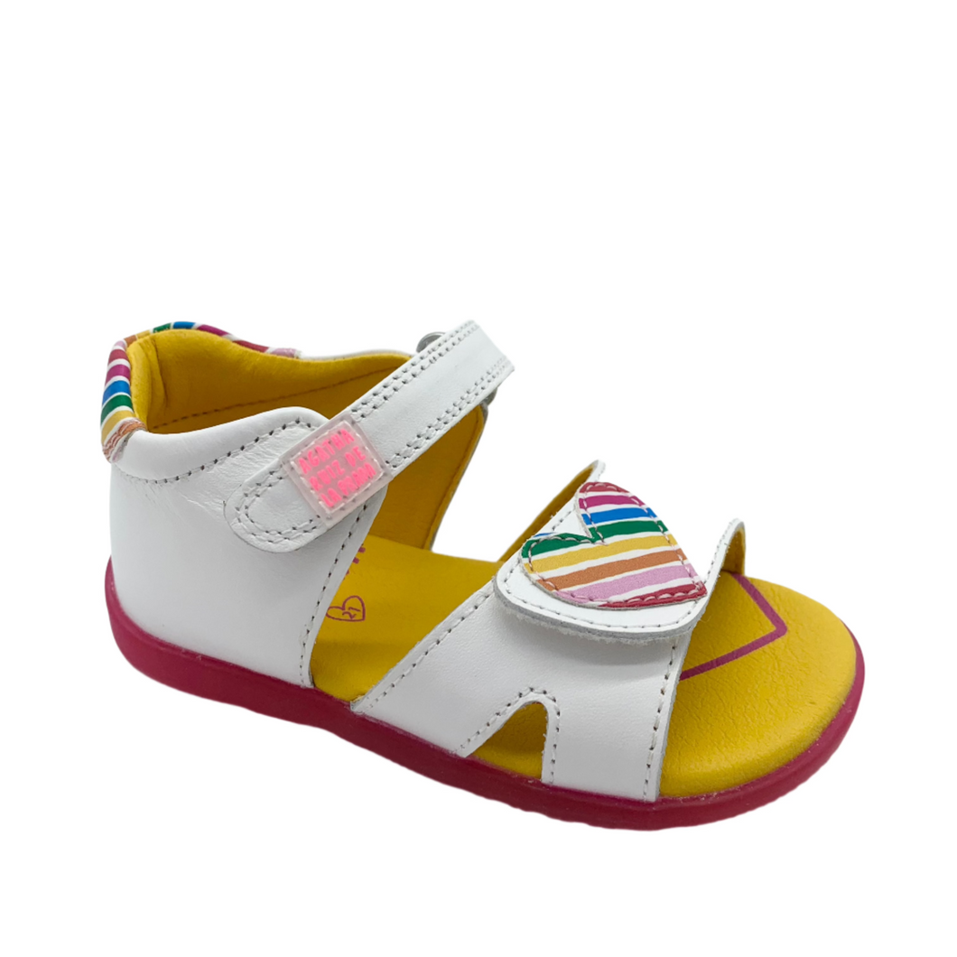 Agatha Ruiz De La Prada Junior Heart Sandal Open Toe
