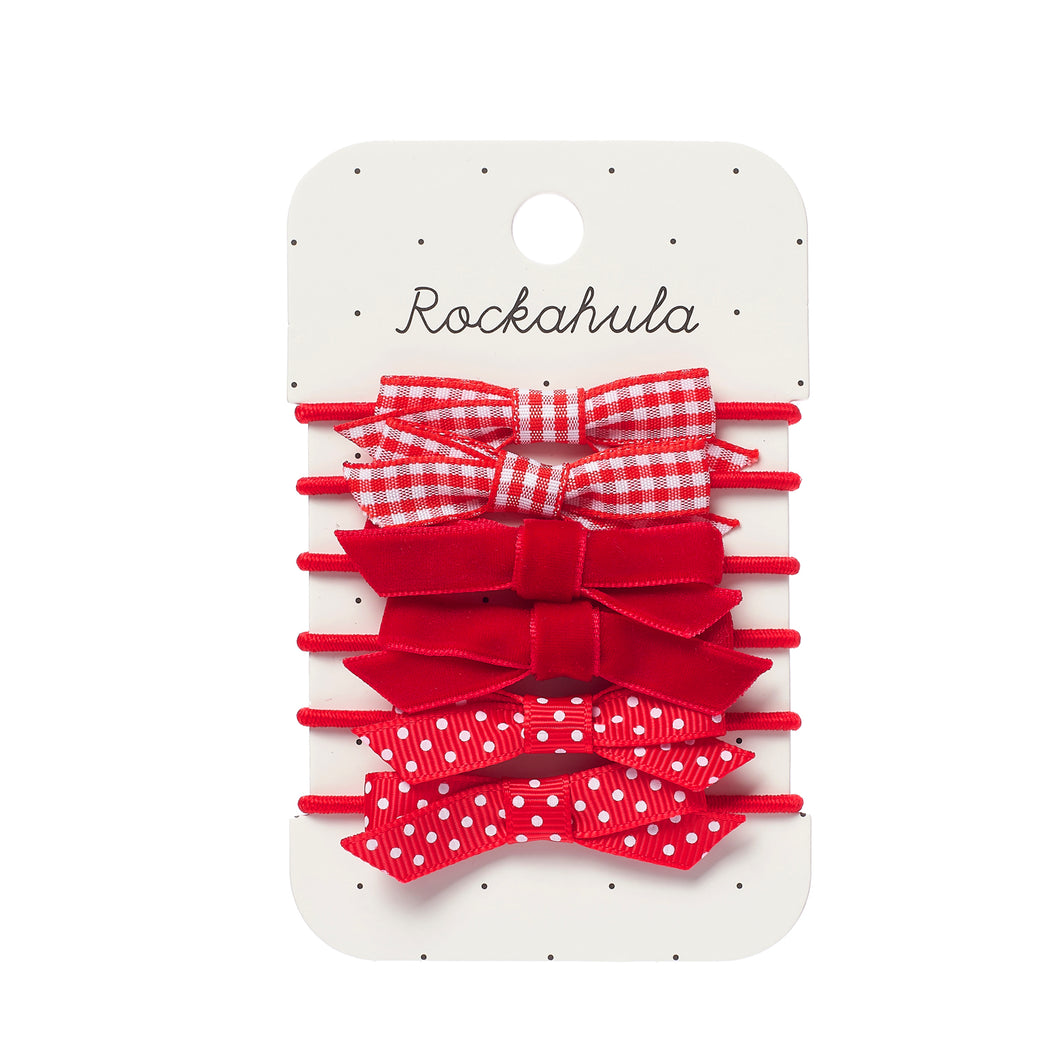 Rockahula School Bow Pony Set Red
