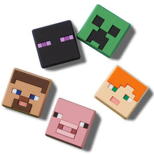 Load image into Gallery viewer, Crocs Jibbitz 5 Pack Minecraft
