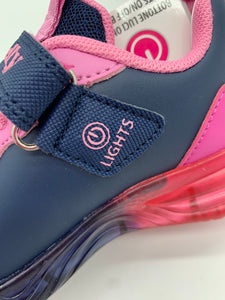 Lelli Kelly Dinosauro Lights Trainer Blu/Pink.