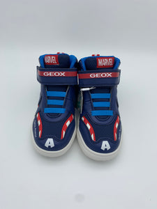 Geox Grayjay Marvel Hi-Top Navy/Red