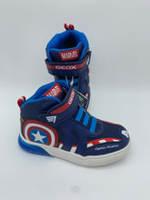 Load image into Gallery viewer, Geox Grayjay Marvel Hi-Top Navy/Red
