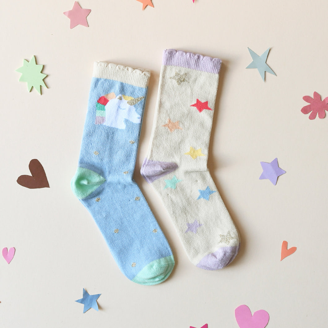 Rockahula Unicorn Socks 2 Pack