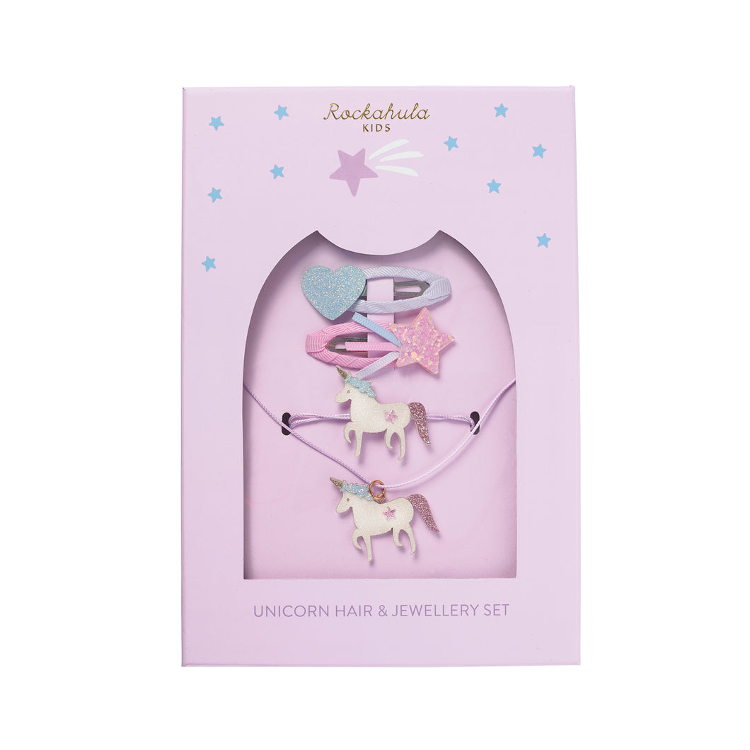 Rockahula Unicorn Hair & Jewellery Gift Set