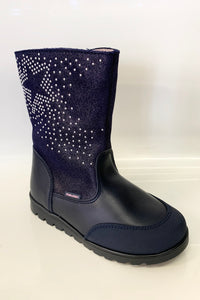 Pablosky Star Boot in Navy