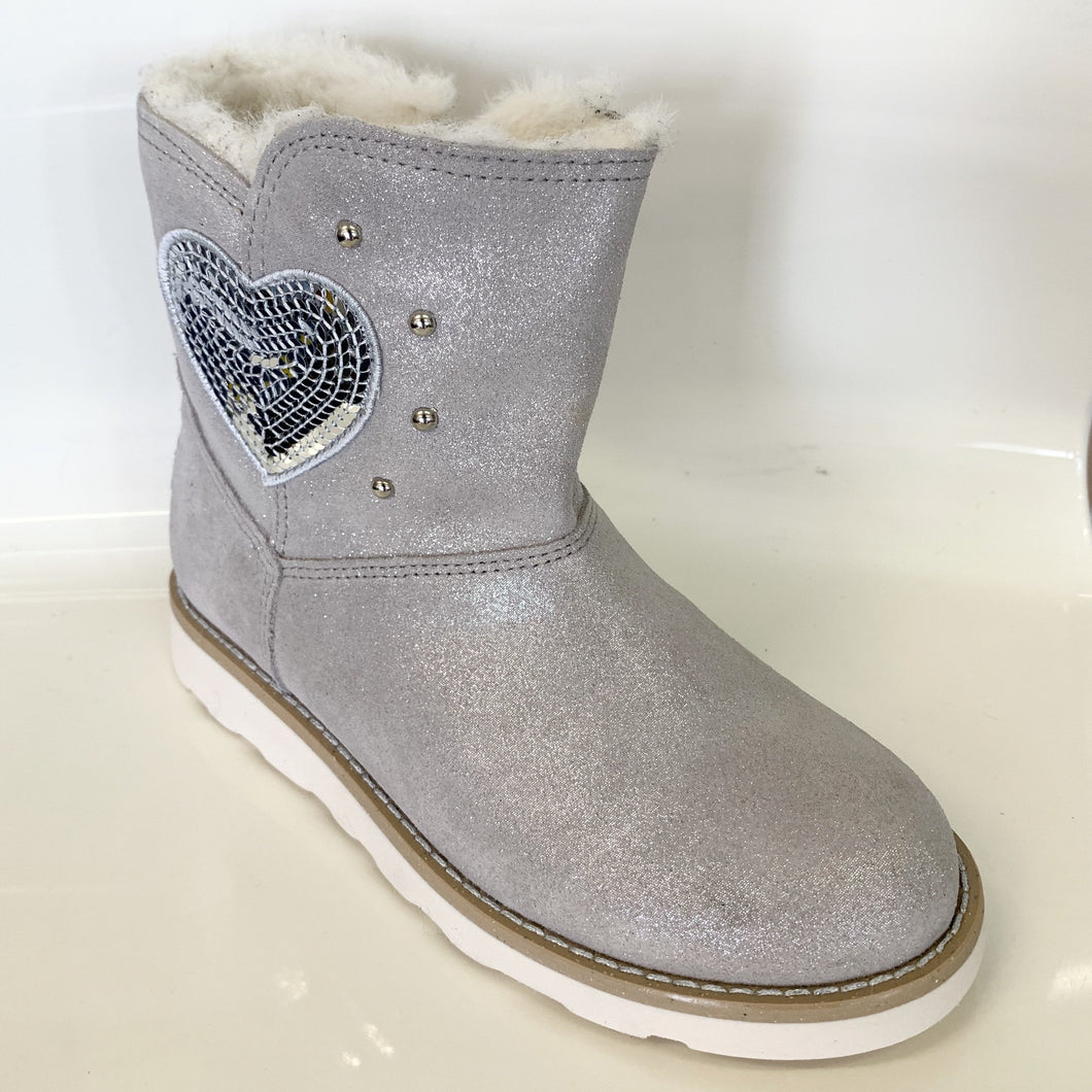 Pablosky Heart Boot Silver