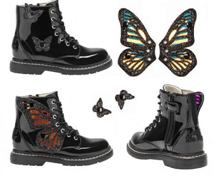 Lelli Kelly Butterfly Boot Black