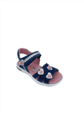 Load image into Gallery viewer, Superfit Heart Sandal Blue/Pink
