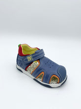 Load image into Gallery viewer, Garvalin Closed Toe Sandal Blue/Multi
