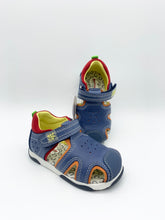 Load image into Gallery viewer, Garvalin Closed Toe Sandal Blue/Multi
