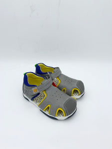 Garvalin Closed Toe Sandal Grey/Multi