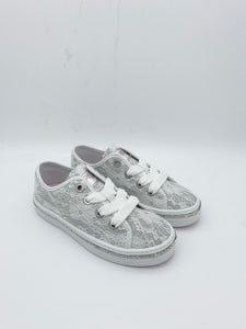 Pablosky Lace Canvas Silver