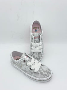 Pablosky Lace Canvas Silver