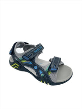 Load image into Gallery viewer, Pablosky Treck Sandal Grey/Yellow
