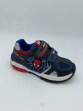 Load image into Gallery viewer, Geox Tuno Spiderman Trainer Navy/Red
