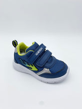 Load image into Gallery viewer, Geox Sprintye Trainer Jeans/Lime
