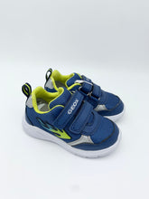 Load image into Gallery viewer, Geox Sprintye Trainer Jeans/Lime
