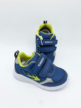 Load image into Gallery viewer, Geox Sprintye Trainer Jeans/Lime
