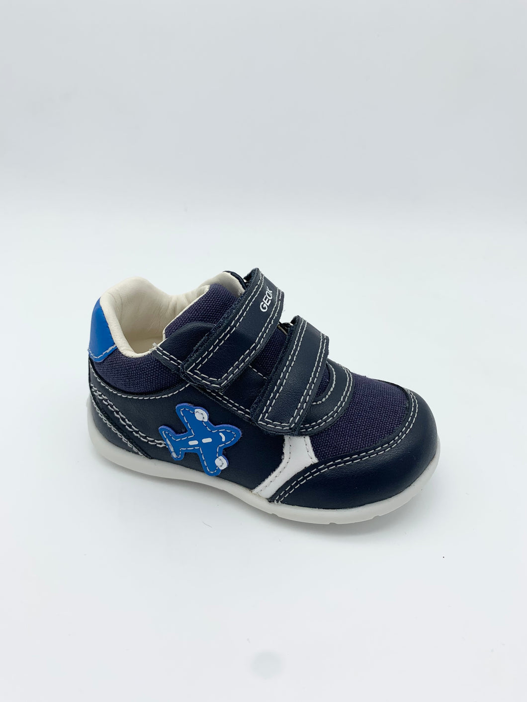 Geox Elthan Navy/Sky Airplane Shoe