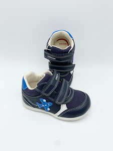 Geox Elthan Navy/Sky Airplane Shoe