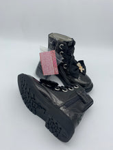 Load image into Gallery viewer, Lelli Kelly Fuzzy Bear Ribbon Lace Boot
