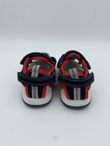 Garvalin Closed Toe Sandal Navy/Red