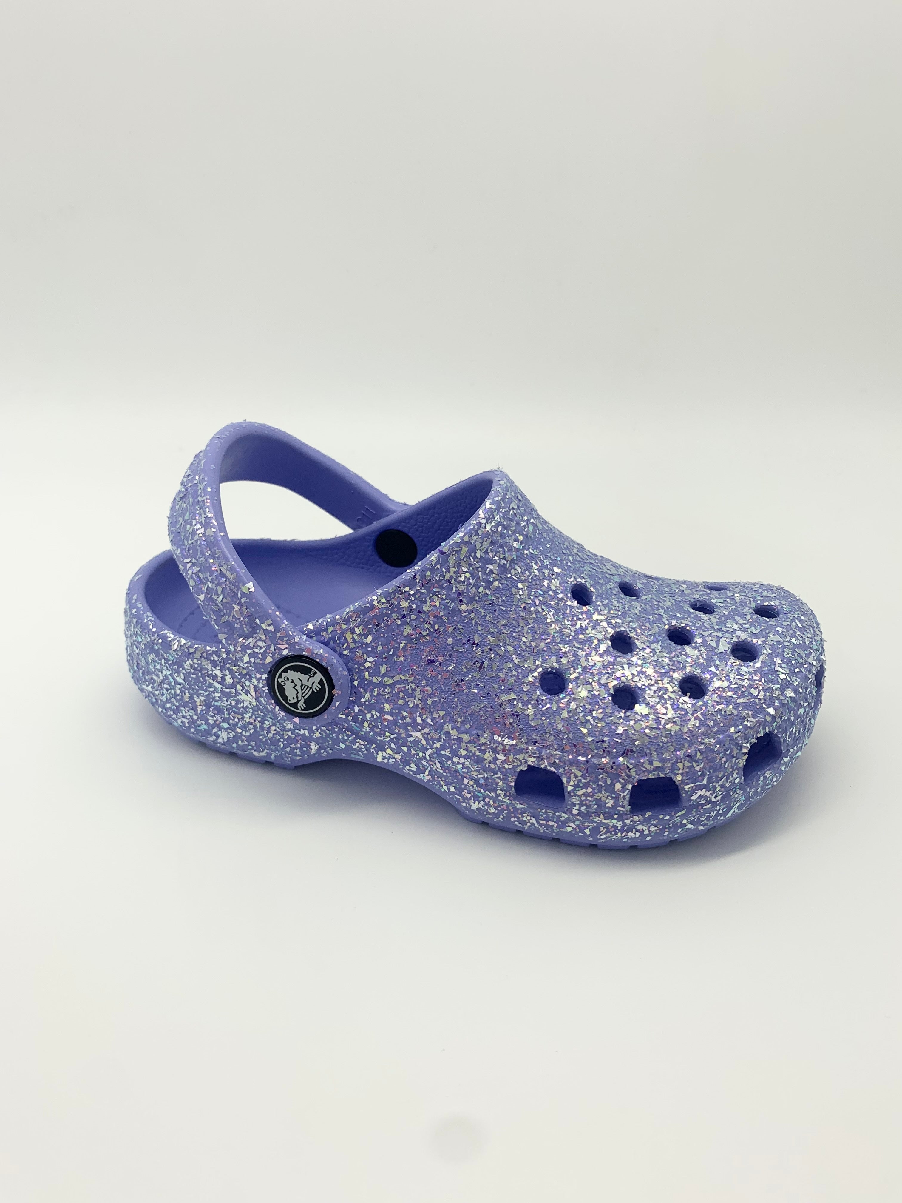 Glitter crocs clearance