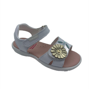 Pablosky Gold Flower Sandal Blanco