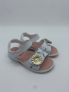 Pablosky Gold Flower Sandal Blanco
