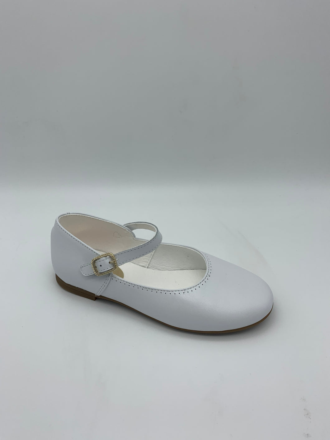 Pablosky Mary Jane Shoe White