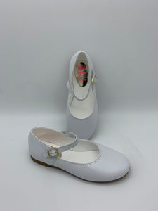 Pablosky Mary Jane Shoe White