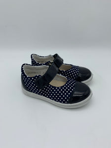 Ricosta Corrine Shoe Navy Polka Dot